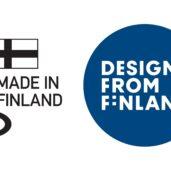 Matti Syrjälän suunnittelemalla Osat-designriippuvalaisimella on Avainlippu-merkki ja Design from Finland -merkki.