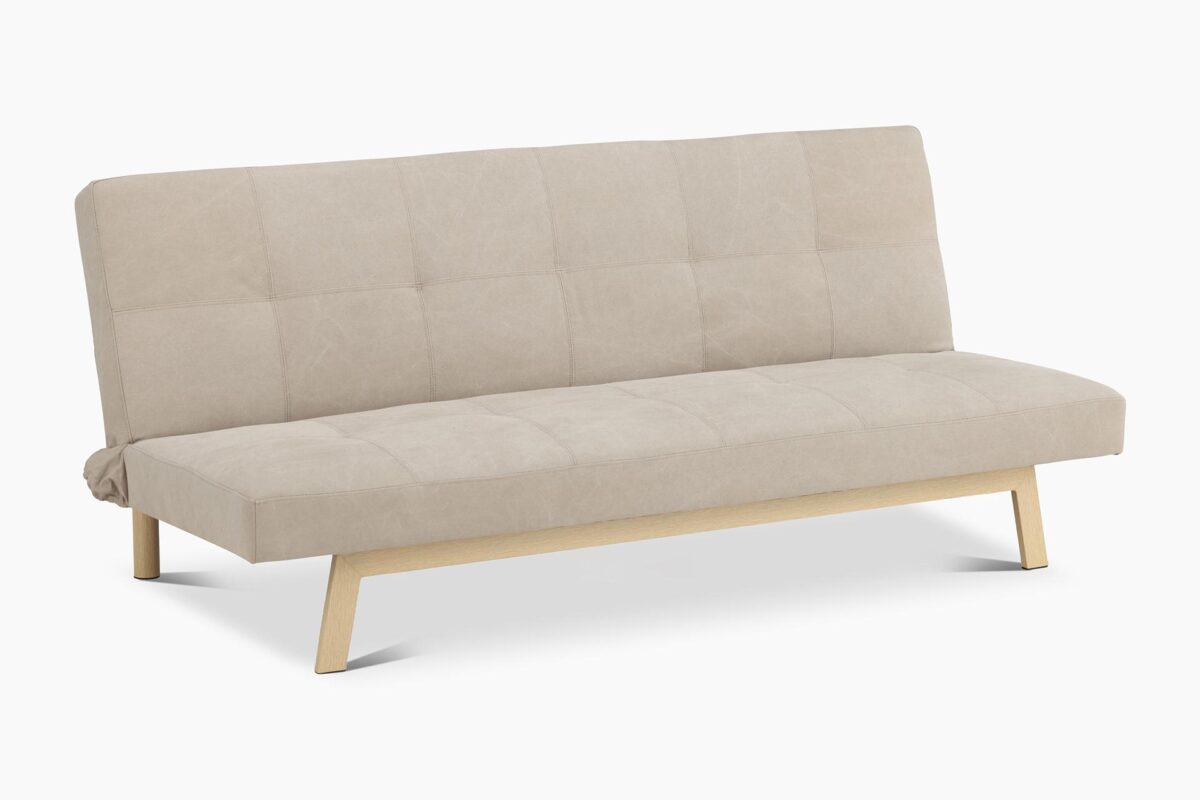 Eino_vuodesohva_beige2 Eino-vuodesohva yhdistää älykkään toiminnallisuuden ja modernin, pehmeälinjaisen muotoilun. Vuodesohvan viimeistelee puujäljitelmäinen teräsrunko, joka tuo luonnollisuutta sohvaan. Beige pellavakangasverhoilu tekee sohvasta ilmavan ja ajattoman, jolloin sohva on helppo yhdistää erilaisiin sisustustyyleihin.