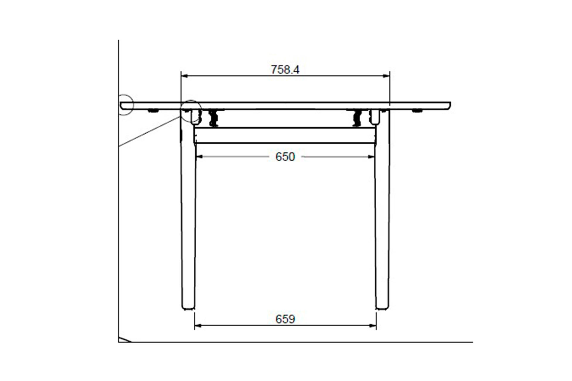 Inkoo-ruokapöytä pyöreä jatkettava 120 cm - Image 6