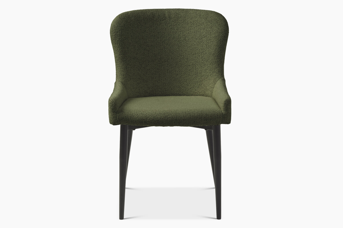Matte-tuoli on kiinteästi verhoiltu ja vihreä tuoli, joka sopii niin ruokapöydän kuin työpöydänkin ääreen.