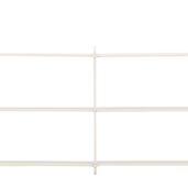 122 cm leveä Tove-seinähylly yhdistää ajattoman eleganssin, minimalistisen muotoilun ja käytännöllisen säilytysratkaisun. Pulverimaalatusta raudasta valmistettu seinähylly on kestävä ja tyylikäs sisustuselementti, joka tuo kotiisi ryhtiä ja selkeyttä.