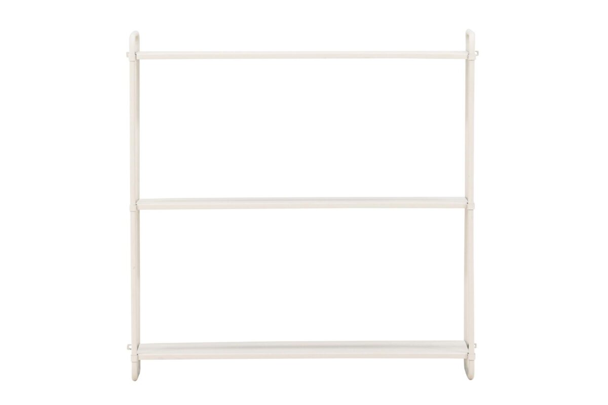 Tove_seinahylly_beige_62cm3 62 cm leveä Tove-seinähylly yhdistää ajattoman eleganssin, minimalistisen muotoilun ja käytännöllisen säilytysratkaisun. Pulverimaalatusta raudasta valmistettu seinähylly on kestävä ja tyylikäs sisustuselementti, joka tuo kotiisi ryhtiä ja selkeyttä.