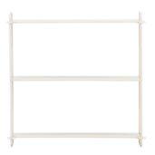 62 cm leveä Tove-seinähylly yhdistää ajattoman eleganssin, minimalistisen muotoilun ja käytännöllisen säilytysratkaisun. Pulverimaalatusta raudasta valmistettu seinähylly on kestävä ja tyylikäs sisustuselementti, joka tuo kotiisi ryhtiä ja selkeyttä.
