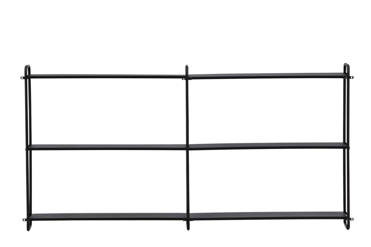 Tove_seinahylly_musta_122cm4 122 cm leveä Tove-seinähylly yhdistää ajattoman eleganssin, minimalistisen muotoilun ja käytännöllisen säilytysratkaisun. Pulverimaalatusta raudasta valmistettu seinähylly on kestävä ja tyylikäs sisustuselementti, joka tuo kotiisi ryhtiä ja selkeyttä.