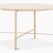 Tuva-sohvapöytä on täydellinen valinta, kun haluat tuoda kotiisi eleganssia, tilaa ja tyyliä. Halkaisijaltaan 70 cm leveä, pyöreä sohvapöytä on sekä käytännöllinen että näyttävä huonekalu, joka tekee vaikutuksen ensisilmäyksellä.