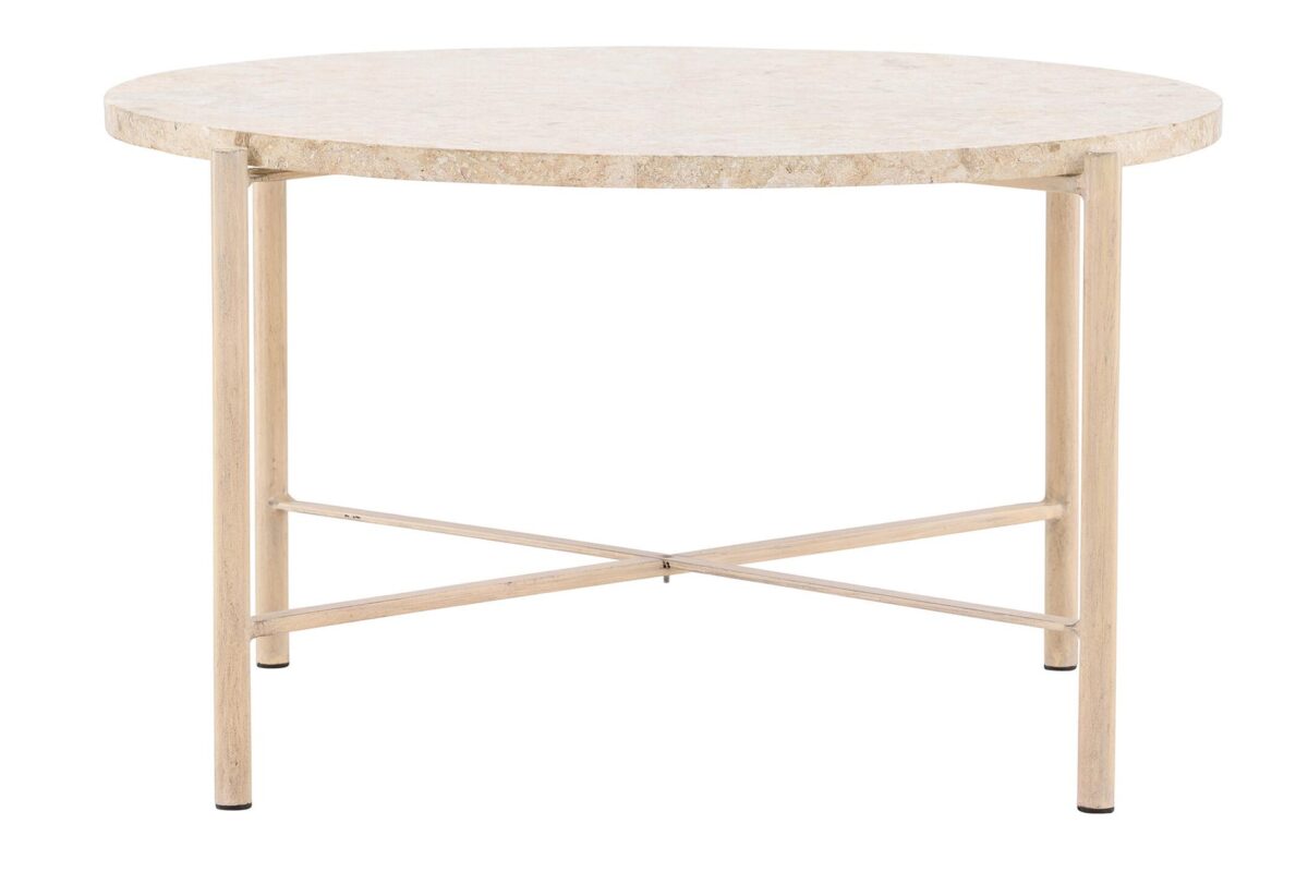 Tuva_sohvapoyta_beige3 Tuva-sohvapöytä on täydellinen valinta, kun haluat tuoda kotiisi eleganssia, tilaa ja tyyliä. Halkaisijaltaan 70 cm leveä, pyöreä sohvapöytä on sekä käytännöllinen että näyttävä huonekalu, joka tekee vaikutuksen ensisilmäyksellä.