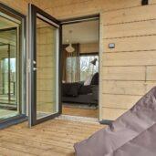 Viggo Lounge -säkkituolit löytyvät Oulun Asuntomessuilta kohteesta Villa Pesäpuu.
